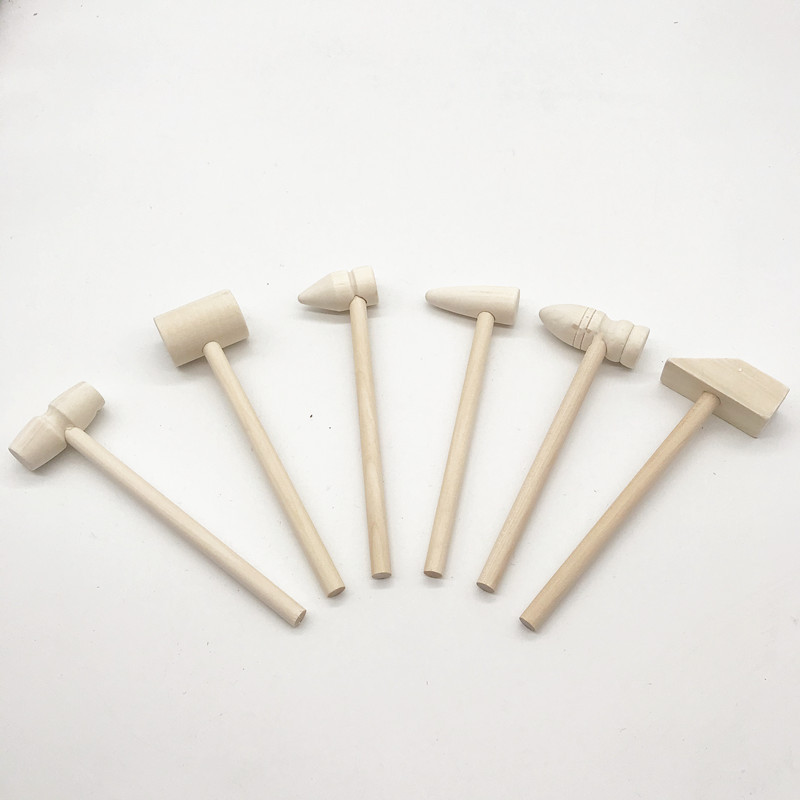 Small 14cm Wooden Hammer Mallet for