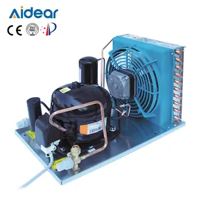 Aidear kompresor inverter tenaga surya dc, unit kondensor pendinginan 48v