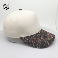 Cappellino da Baseball Regolabile QJ OEM con Logo Personalizzato, Ricamo a Mano, Visiera Curva in Popeline, Stile Sportivo in Oxford Dobby Bicolore con Motivi Leopardati e Frutta