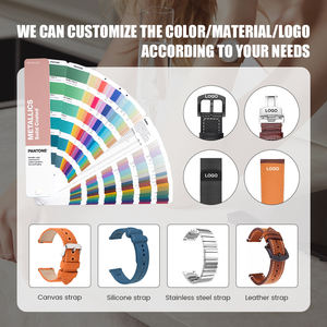 Correa de reloj inteligente de cuero de primera calidad compatible con relojes inteligentes universales Correa ajustable y duradera <span class=keywords><strong>para</strong></span> hombres y mujeres - Product Image 5