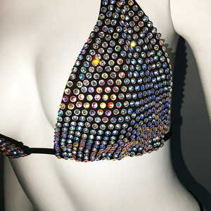 STOCK SANS REMBOURRAGE Ensemble bikini à strass <span class=keywords><strong>Maillot</strong></span> <span class=keywords><strong>de</strong></span> <span class=keywords><strong>bain</strong></span> <span class=keywords><strong>Tanga</strong></span> effronté <span class=keywords><strong>Maillot</strong></span> <span class=keywords><strong>de</strong></span> <span class=keywords><strong>bain</strong></span> à diamants - Product Image 6