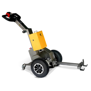 Carro de Arrastre Eléctrico de Acero Amarillo con Diseño de Dos Ruedas para Uso Industrial, Estructura Cerrada con Recubrimiento en Polvo Resistente - Product Image 6