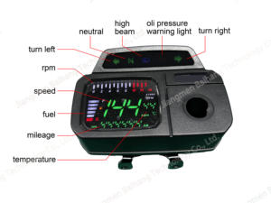 Panel de pantalla digital de alta visibilidad tablero de motocicleta medidor odómetro moto para <span class=keywords><strong>AX</strong></span> <span class=keywords><strong>100</strong></span> TVS Suzuki - Product Image 2