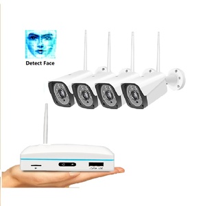 Anran-Kit de vidéosurveillance extérieure, 2x caméra extérieure, wi-fi, NVR, système de sécurité domestique sans fil, avec enregistreur vidéo réseau, 2mp