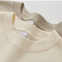 Échantillon Gratuit Pro Club 240 Grammes 100% Coton Tricoté T-shirt Homme Col Rond Manches Courtes Décontracté Uni Respirant Coupe Classique