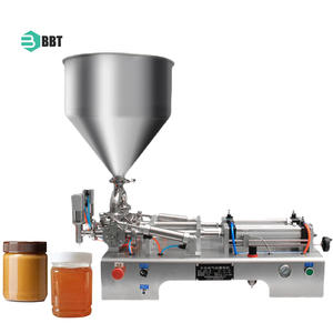 Machine de pesage et de remplissage de bouteilles de liquide Machine de remplissage de liquide de boisson <span class=keywords><strong>semi</strong></span>-automatique pour bouteilles en plastique - Product Image 1