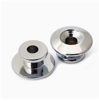 Bouton de verrouillage de sangle de guitare style champignon avec embouts et rondelles pour instruments électriques, basses, guitares acoustiques et ukulélés