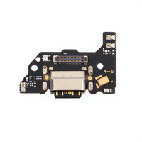 Nouvelle petite carte mère pour Mi 11 Lite avec connecteur de charge, port USB et câble flexible - Pièce de rechange pour carte mère