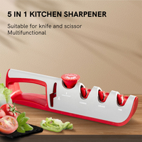Affûteur de couteaux de cuisine à Angle réglable muti-type 5 en 1 affûtage de couteaux professionnels outils d'affûtage de ciseaux