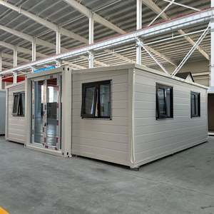 Casa Contenedor de Acero Prefabricada Móvil Impermeable, Expandible, de 2 Dormitorios, de Instalación Rápida, Transpirable, Plegable, con Tamaño Personalizado - Product Image 2
