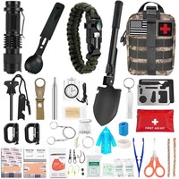 Kit de survie d'urgence multifonctionnel pour l'extérieur JK-H-033, outil de survie SOS