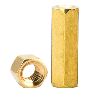 High Performance Brass Female Hex Metric <b>Standoff</b> M2 M2.5 M3 M4 M5 M6 Internal Thread Double-pass Motherboard Spacer Grade - Product Image 1