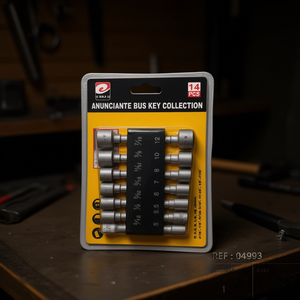 Anunciante Bus Key Collection 14 Pcs Socket Set Metric And Imperial Sizes - Product Image 3