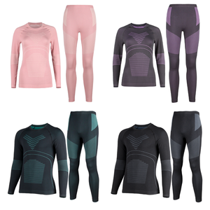 Ensemble de <span class=keywords><strong>sous</strong></span>-vêtements de <span class=keywords><strong>ski</strong></span> fonctionnels à séchage rapide, thermiques, respirants et anti-transpiration pour hommes et femmes - Product Image 4