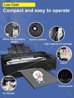 Imprimante L1800 modifiée 1 blanc 4 couleurs encre A3 PET Film DTF imprimante T-shirt Machines d'impression Offset DTF imprimantes à encre