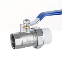 Vanne en laiton forgé de toutes tailles DN15-DN50 pour systèmes de plomberie et de CVC, vanne de régulation filetée robuste pour l'eau