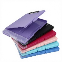 Porte-documents multifonctionnel avec emplacement pour stylo, bloc-notes, grande capacité, boîte de rangement pour papiers de test et données, modèle de bureau et d'apprentissage 01, logo imprimé
