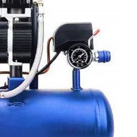 Compresseur d'air portable haute pression, capacité 9L, piston oscillant, refroidissement par air, silencieux, micro mini compresseur d'air industriel