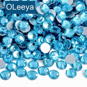 OLeeya - Cristales de Rhinestone de Vidrio SS50 de 10 mm al por Mayor, Rhinestones Planos sin Fijación en Caliente para Decoración DIY - Product Image 1