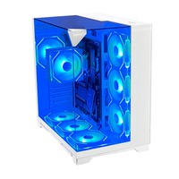 Pcooler Casing Pc kustom Atx Casing komputer Gaming menara kabinet Pc kualitas terlaris Casing komputer Desktop untuk Gamer