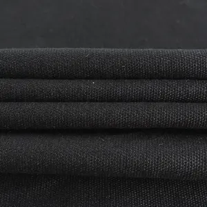 Black 12oz 12 Oz Polyester Cotton Canvas Fabric For Tent Shoes Bags Making