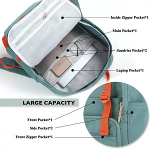 อินเทรนด์ขายดีกระเป๋าเป้สะพายหลังใช้ได้ทั้งชายและหญิงกันน้ำอ็อกซ์ฟอร์ดกระเป๋าเป้สะพายหลังลำลองความจุขนาดใหญ่ - Product Image 3