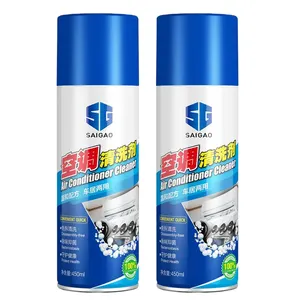 Sistema de aire acondicionado de 450 ml, limpiador de aire acondicionado refrescante, aerosol para productos de cuidado del coche, venta al por mayor