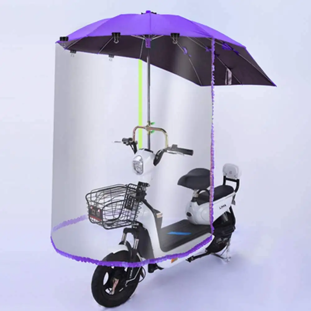 Ombrello moto parasole parapioggia, universale auto motore Scooter ombrello mobilità parasole parapioggia