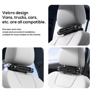 Pluska CF07 <b>Small</b> Compact Car Fan 2000mAh Rechargeable <b>Battery</b> 3-Speed Wind Vertical Adjustment <b>12V</b> 24V Car Cooling Fan - Product Image 3