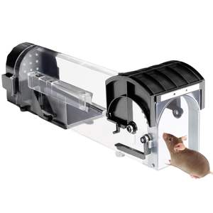 Piège à Souris et Rats 1 Pièce en Plastique ABS, Capture Vivante et Réutilisable, Écologique pour la Maison, Piège Intelligent Attrape et Relâche - Product Image 1