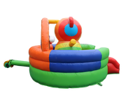 Lilytoys Nouveau Design Mini Château Gonflable Ours, Château Gonflable Pieuvre, Château Gonflable Lune pour Enfants