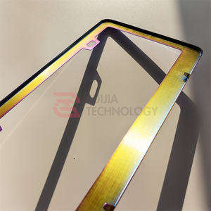 Cadre de <span class=keywords><strong>plaque</strong></span> d'<span class=keywords><strong>immatriculation</strong></span> personnalisé à effet arc-en-ciel, commande urgente, réduction en gros sur les cadres de <span class=keywords><strong>plaque</strong></span> d'<span class=keywords><strong>immatriculation</strong></span> - Product Image 2