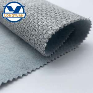 Tissu Hotsale de haute qualité en lin couleur personnalisable doux au toucher teint 100% polyester tissu pour canapé - Product Image 5