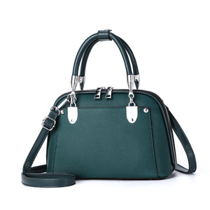 Bolso de Mano Rojo para Mujer, con Asa Superior, Correa para el Hombro y Doble Cremallera, Detalle Metálico, para Viajes Diarios - Product Image 4