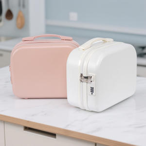 Maleta de Mano Jooe Mini de 14 Pulgadas, Estuche Cosmético de ABS con Cierre y Candado, Portátil para Almacenamiento en el Hogar, Color Sólido, Primavera 2026 - Product Image 2