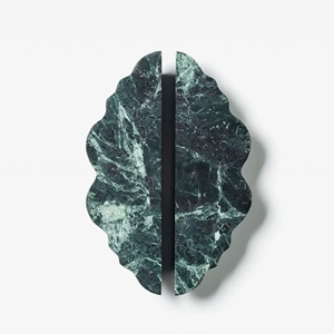 SAIDKOCC - Tirador de Puerta de Armario de Estilo Francés, Lujo Ligero, Flor Grande, Piedra <span class=keywords><strong>Verde</strong></span>, Forma Irregular, Alta Gama, Moderno - Product Image 6