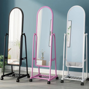 <span class=keywords><strong>Specchio</strong></span> a Figura Intera Fatto a Mano per Decorazione Casa, Design con Cornice Mobile <span class=keywords><strong>Infrangibile</strong></span>, Vetro Multifunzionale per Soggiorno - Product Image 1