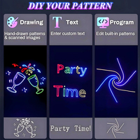 Wuzstar Projecteur DMX d'animation 3D pour application mobile, éclairage de scène DJ activé par le son pour ambiance dynamique de cour et de mariage