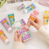 Kit de colle crème fouettée en silicone non toxique de 50g pour la fabrication de coques de téléphone DIY, adhésif crème de simulation pour loisirs créatifs pour enfants