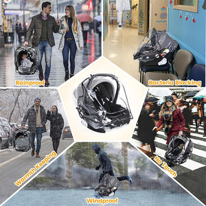 <span class=keywords><strong>Protector</strong></span> Universal para Asiento <span class=keywords><strong>de</strong></span> <span class=keywords><strong>Coche</strong></span> para Bebés V262, con Puerta Enrollable <span class=keywords><strong>de</strong></span> Acceso Rápido, Cubierta Impermeable para Asiento <span class=keywords><strong>de</strong></span> <span class=keywords><strong>Coche</strong></span> para Viajes al Aire Libre - Product Image 4