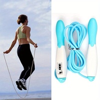 Corde à sauter professionnelle à longueur réglable, poignée en éponge PVC, exercice de remise en forme pour adultes, enfants, étudiants, corde à sauter avec compteur