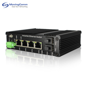 Không được quản lý công nghiệp dinrail núi Ethernet chuyển mạch PoE Mạng Thiết bị chuyển mạch bao gồm 4*10/100/1000M PoE + 2*1000m SFP cổng quang - Product Image 1
