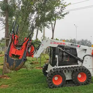 Farm Tractor Front End Loader Machine With Tree Transplanter