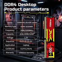 Módulo de Memoria RAM DDR4 para Ordenador de Escritorio PUSKILL, Diseño Negro y Rojo, Alto Rendimiento para Juegos, Actualización de Ordenador, 8GB 16GB 32GB 2666MHz 3200MHz