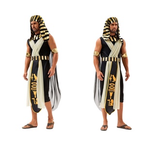 Costume da Faraone Cleopatra per Adulti, Stile Vintage, per Halloween, Cosplay, Spettacoli Teatrali e Operistici, per Uomini e Donne - Product Image 4