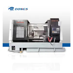 Best Selling In Russia DONGS TCK700 Heavy Cutting Cnc Precision Automatic Slant bed CNC Turning Center,12Turret Fanuc Cnc Lathe