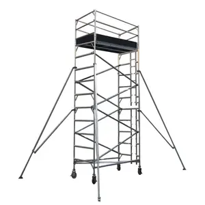 Andamio de aluminio Torre ringlock andamio plataforma para la construcción