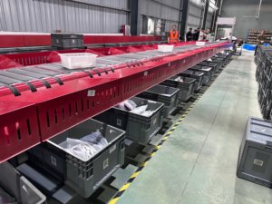 Parsel sıralama sistemi otomatik ağırlık hacmi tarayıcı makinesi yüksek hızlı depo dar bant kemer sıralama konveyör hattı - Product Image 2