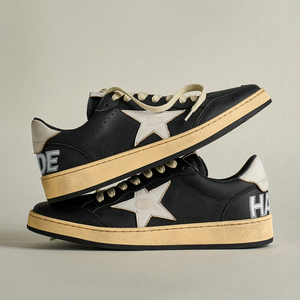 Zapatillas de <span class=keywords><strong>Skate</strong></span> de Cuero Vacuno Vintage de Alta Calidad con Efecto Desgastado para Hombre y Mujer, Zapatillas Blancas Desgastadas para Parejas, Casuales con Suela Gruesa - Product Image 4