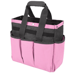 OEM Waterproof <b>Garden</b> <b>Tool</b> Bag with 8 Pockets Adjustable Strap & Zipper Closure Pink Gardening Tote for Outdoor <b>Tool</b> <b>Storage</b> - Product Image 2